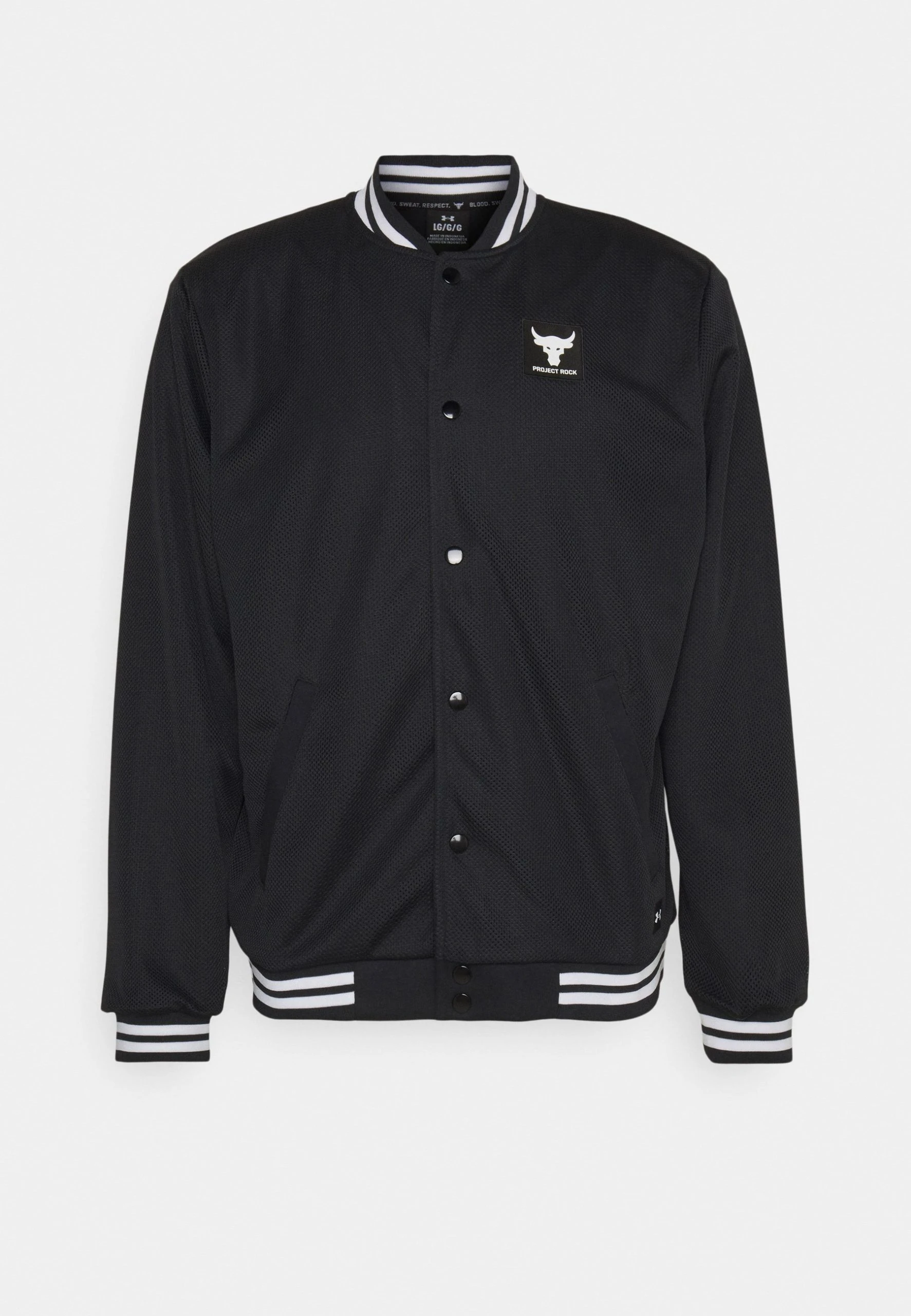 VARSITY JACKET - Kurtka Outdoor - black/white/white Under Armour VARSITY JACKET - Kurtka Outdoor - Black/white/white -Under Armour shop 027e8d6dd9d14ab5a003c36e9ee9d0bb scaled