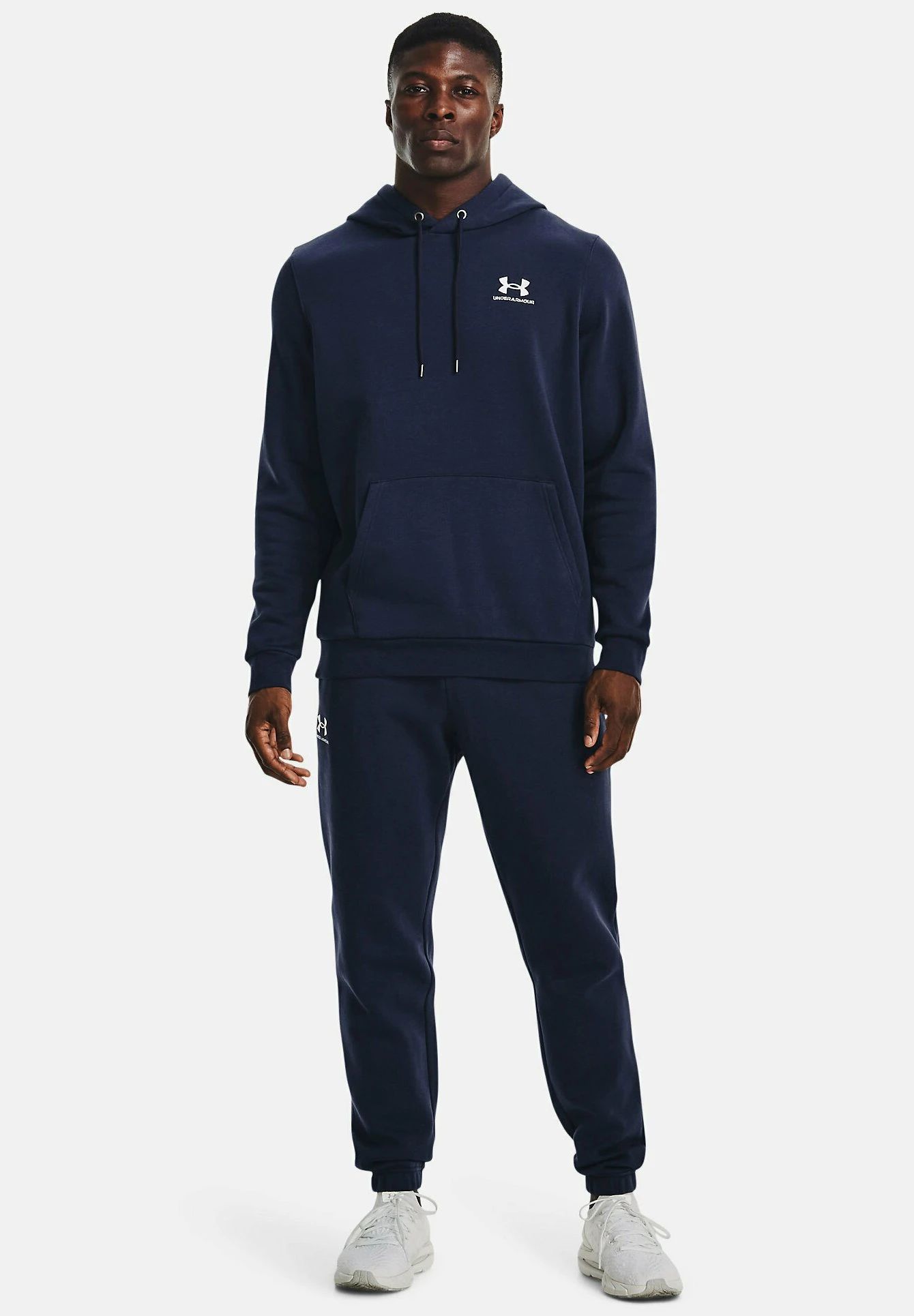ESSENTIAL - Spodnie treningowe - midnight navy Under Armour ESSENTIAL - Spodnie Treningowe - Midnight Navy -Under Armour shop 02f884b07abb40d28b6d484827d69ba7