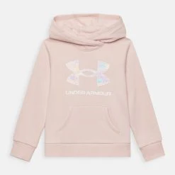 Under Armour RIVAL LOGO - Bluza - Retro Pink