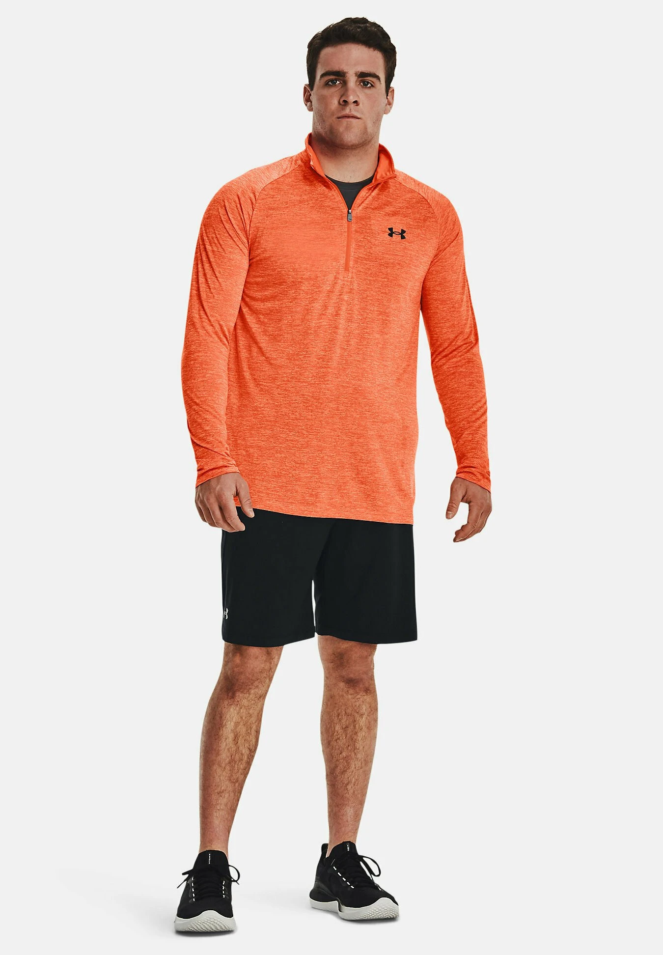TECH ZIP - Bluzka z długim rękawem - orange blast Under Armour TECH ZIP - Bluzka Z Długim Rękawem - Orange Blast -Under Armour shop 03c7c19ee3d744609b27cdcebf9d1837
