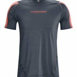 Under Armour SHORT-SLEEVES HG NOV - T-shirt Z Nadrukiem - Downpour Gray 3 Under Armour SHORT-SLEEVES HG NOV - T-shirt Z Nadrukiem - Downpour Gray -Under Armour shop 04bb3f0e7ad64e92bad53811afd5b35a