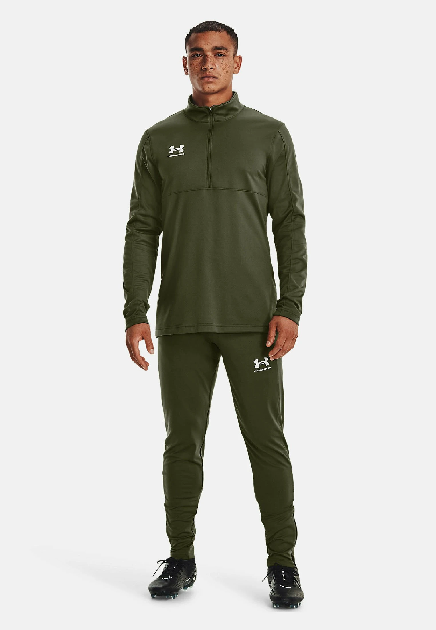 Under Armour CHALLENGER - Spodnie Treningowe - Marine Od Green 2 Under Armour CHALLENGER - Spodnie Treningowe - Marine Od Green - obrazek 2