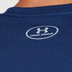 Under Armour BOXED STYLE - T-shirt Z Nadrukiem - Academy/red -Under Armour shop 07df9f6476cd4ff690c04a714baba02d scaled