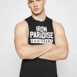 Under Armour PROJECT ROCK IRON MUSCLE TANK - Top - Black/white -Under Armour shop 0908ce5e5aab40d5b4b9250b73e1c9c0 scaled