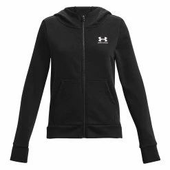 Under Armour RIVAL - Kurtka Z Polaru - Black