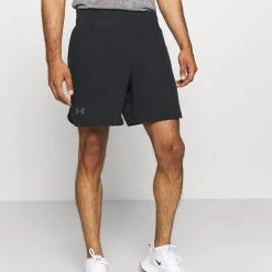 Under Armour SPEEDPOCKET 7 - Krótkie Spodenki Sportowe - Black