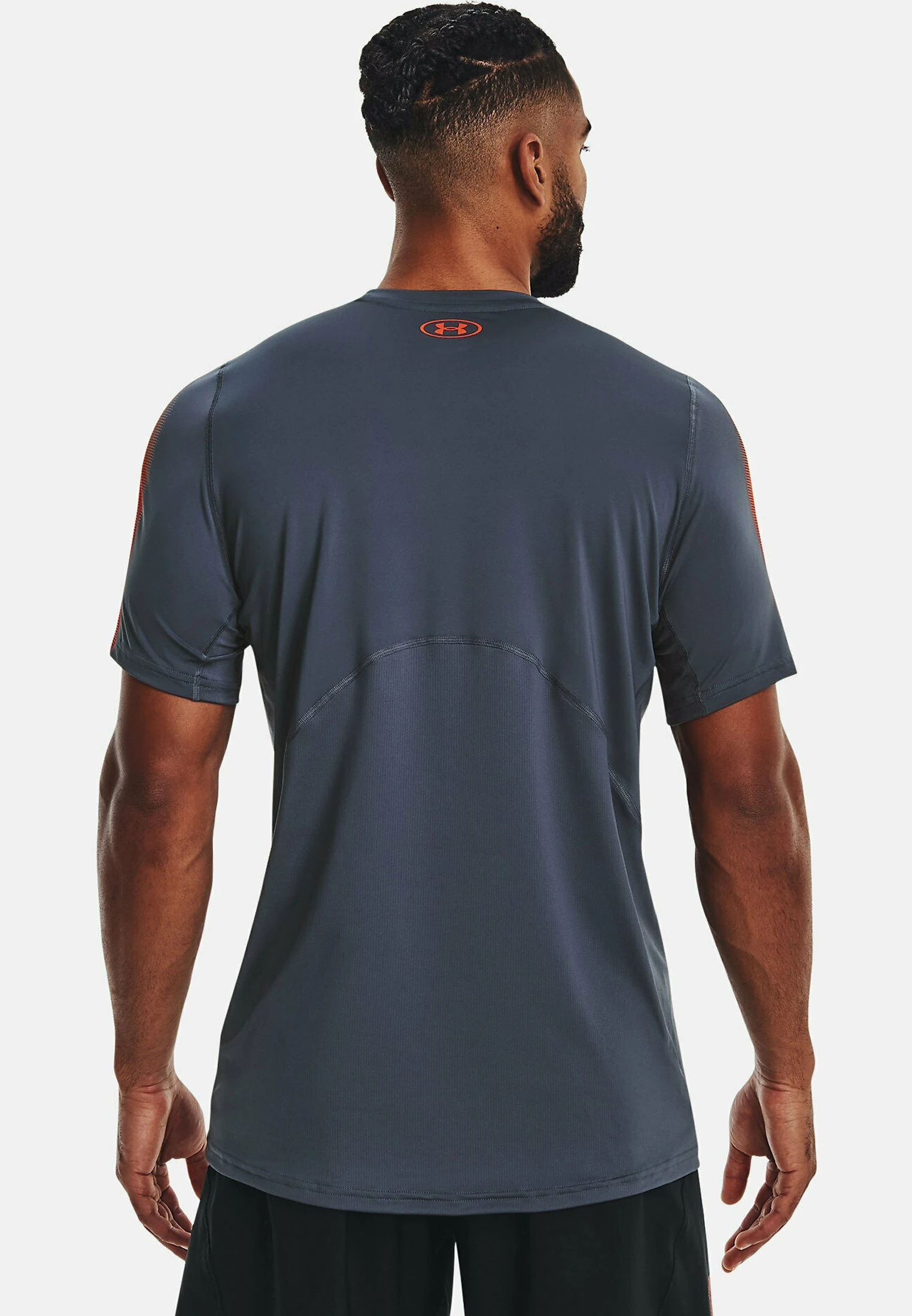 SHORT-SLEEVES HG NOV - T-shirt z nadrukiem - downpour gray Under Armour SHORT-SLEEVES HG NOV - T-shirt Z Nadrukiem - Downpour Gray -Under Armour shop 0c79e77c1a9c4afd9044f3da6fd8b710