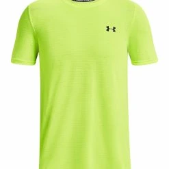 Under Armour SHORT SLEEVES UA SEAMLESS GRID SS - Koszulka Sportowa - Lime Surge -Under Armour shop 0d1b84d04d4947d69dd68539e04576d6
