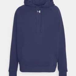 Under Armour RIVAL HOODIE - Bluza Z Kapturem - Midnight Navy/white -Under Armour shop 0dd36f572658463d815195aec5704eb0 scaled