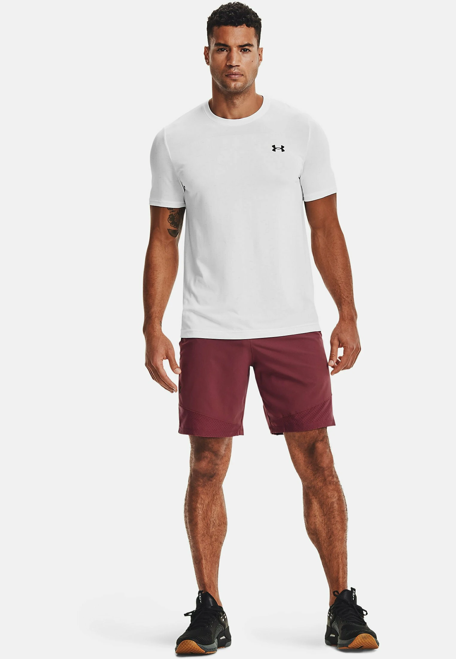 Under Armour SEAMLESS - T-shirt Z Nadrukiem - White 2 Under Armour SEAMLESS - T-shirt Z Nadrukiem - White - obrazek 2