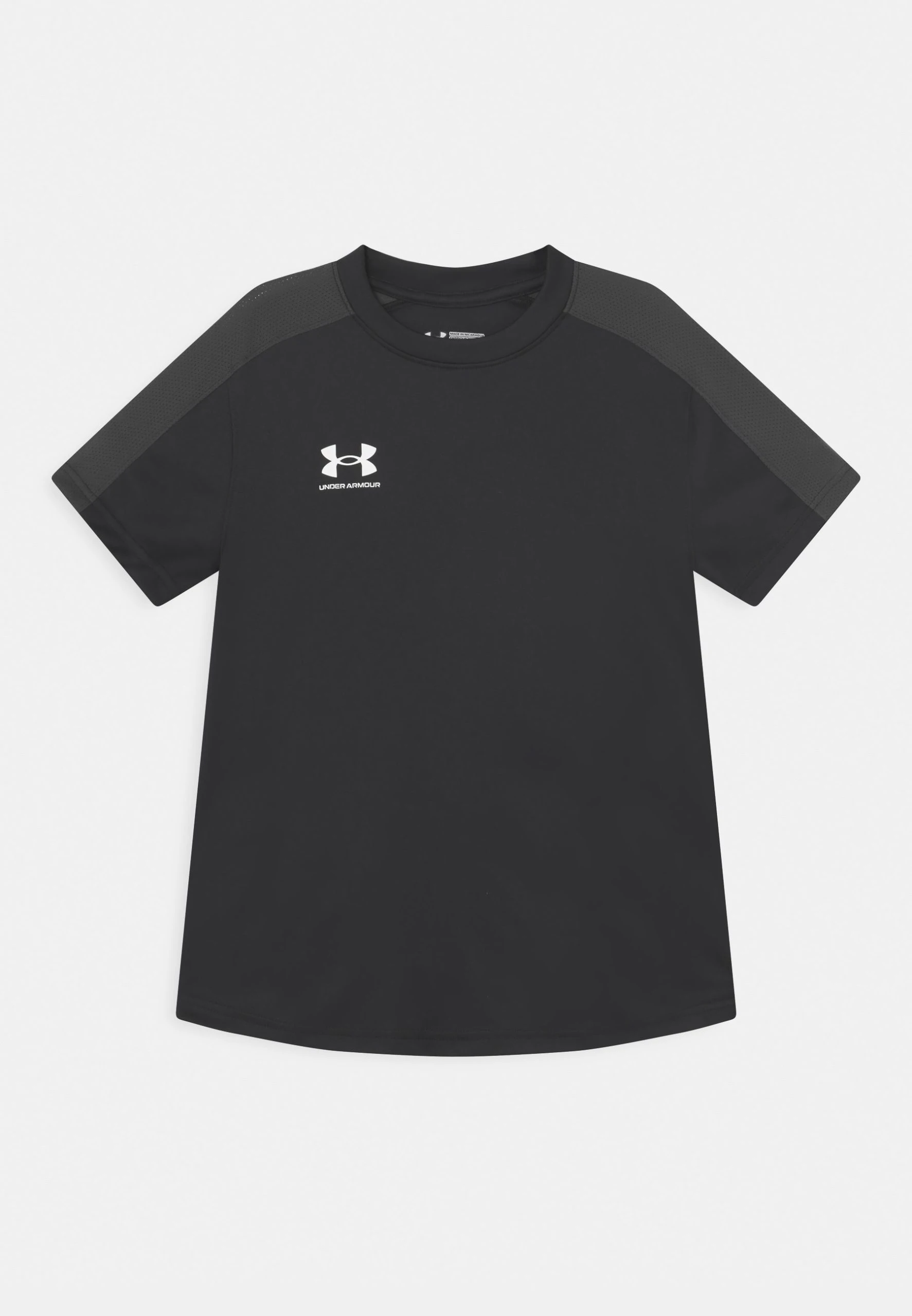 Under Armour CHALLENGER TRAINING TEE - T-shirt Z Nadrukiem - Black/white 1 Under Armour CHALLENGER TRAINING TEE - T-shirt Z Nadrukiem - Black/white