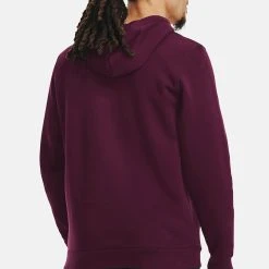 Under Armour UA ESSENTIAL - Bluza Z Kapturem - Purple Stone -Under Armour shop 10dd902f9ce7431e8527cc1d1fb1cdc4