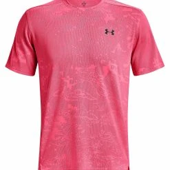 Under Armour TECH VENT JACQUARD SS - Koszulka Sportowa - Pink Shock -Under Armour shop 10f7f94d6b13439ea480555a4b5f27c0