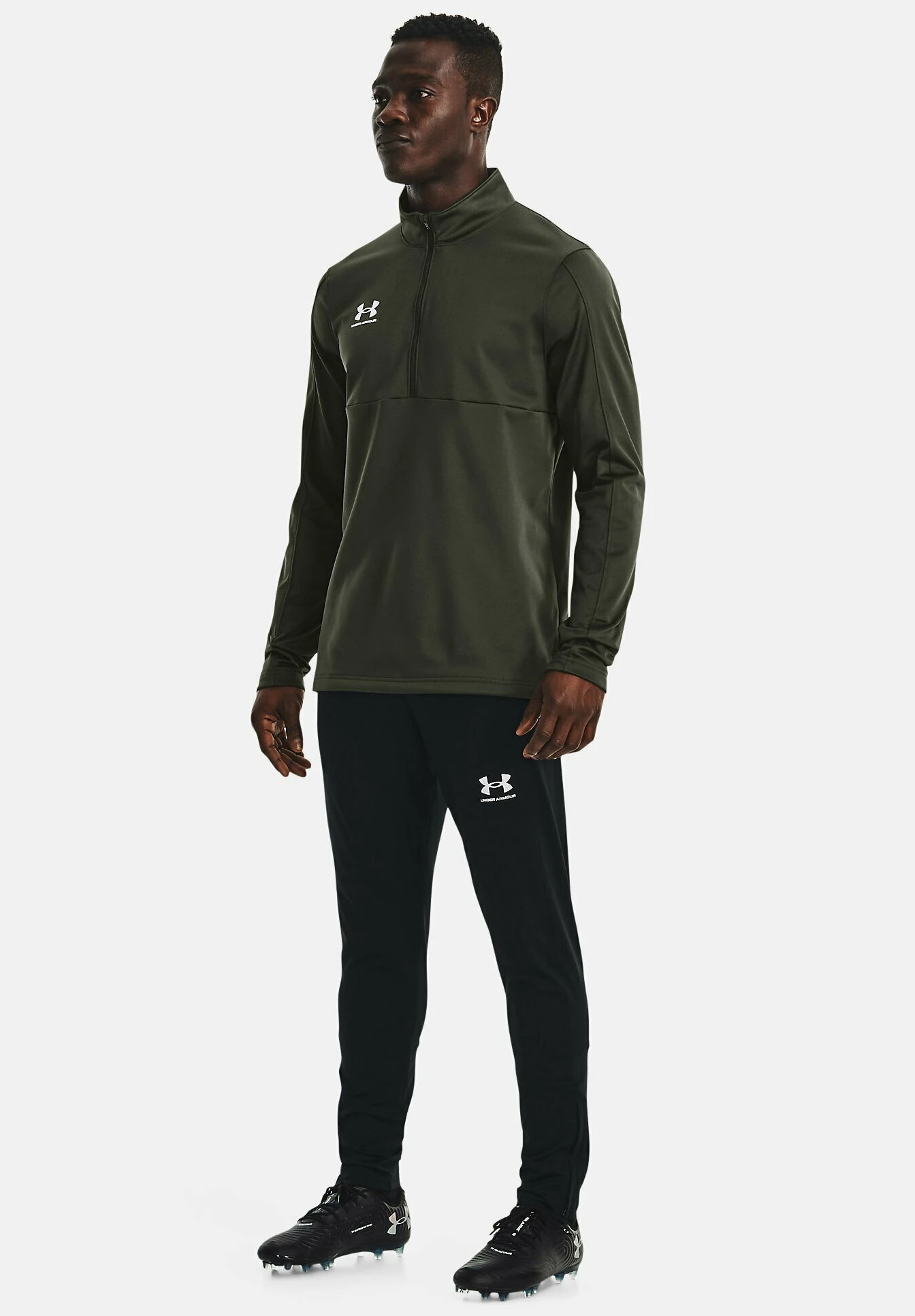 Under Armour CHALLENGER MIDLAYER - Bluzka Z Długim Rękawem - Baroque Green 2 Under Armour CHALLENGER MIDLAYER - Bluzka Z Długim Rękawem - Baroque Green - obrazek 2