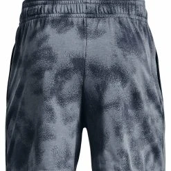 Under Armour UA RIVAL TERRY 6IN - Krótkie Spodenki Sportowe - Downpour Gray -Under Armour shop 15a05ce2bc5346b492e7849adb86c536
