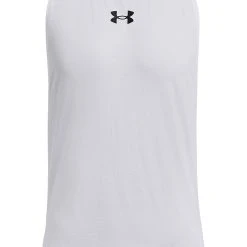 Under Armour BASELINE TANK - Top - White -Under Armour shop 189d4ce6be0f47f8990680776fa8943e