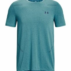 Under Armour SHORT SLEEVES UA SEAMLESS GRID SS - Koszulka Sportowa - Glacier Blue 8 Under Armour SHORT SLEEVES UA SEAMLESS GRID SS - Koszulka Sportowa - Glacier Blue -Under Armour shop 196d5471633c4d9ab6400bf638734e0f