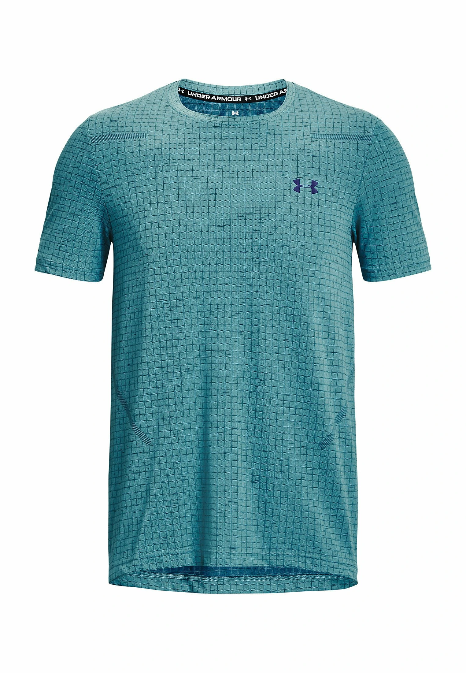 Under Armour SHORT SLEEVES UA SEAMLESS GRID SS - Koszulka Sportowa - Glacier Blue 4 Under Armour SHORT SLEEVES UA SEAMLESS GRID SS - Koszulka Sportowa - Glacier Blue - obrazek 4