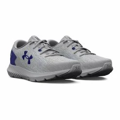 Under Armour VISUAL CUSHIONING UA CHARGED ROGUE 3 - Obuwie Do Biegania Treningowe - Mod Gray
