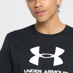 Under Armour STYLE LOGO - T-shirt Z Nadrukiem - Black/white 5 Under Armour STYLE LOGO - T-shirt Z Nadrukiem - Black/white -Under Armour shop 1a83f5ed844e4f3cb0a7e211e1c25f17
