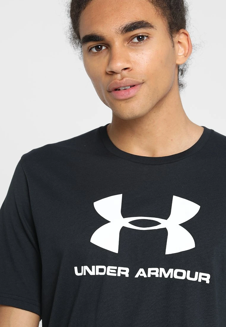 STYLE LOGO - T-shirt z nadrukiem - black/white Under Armour STYLE LOGO - T-shirt Z Nadrukiem - Black/white -Under Armour shop 1a83f5ed844e4f3cb0a7e211e1c25f17