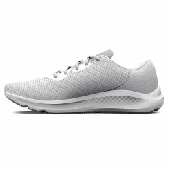 Under Armour CHARGED PURSUIT 3 - Obuwie Do Biegania Treningowe - White