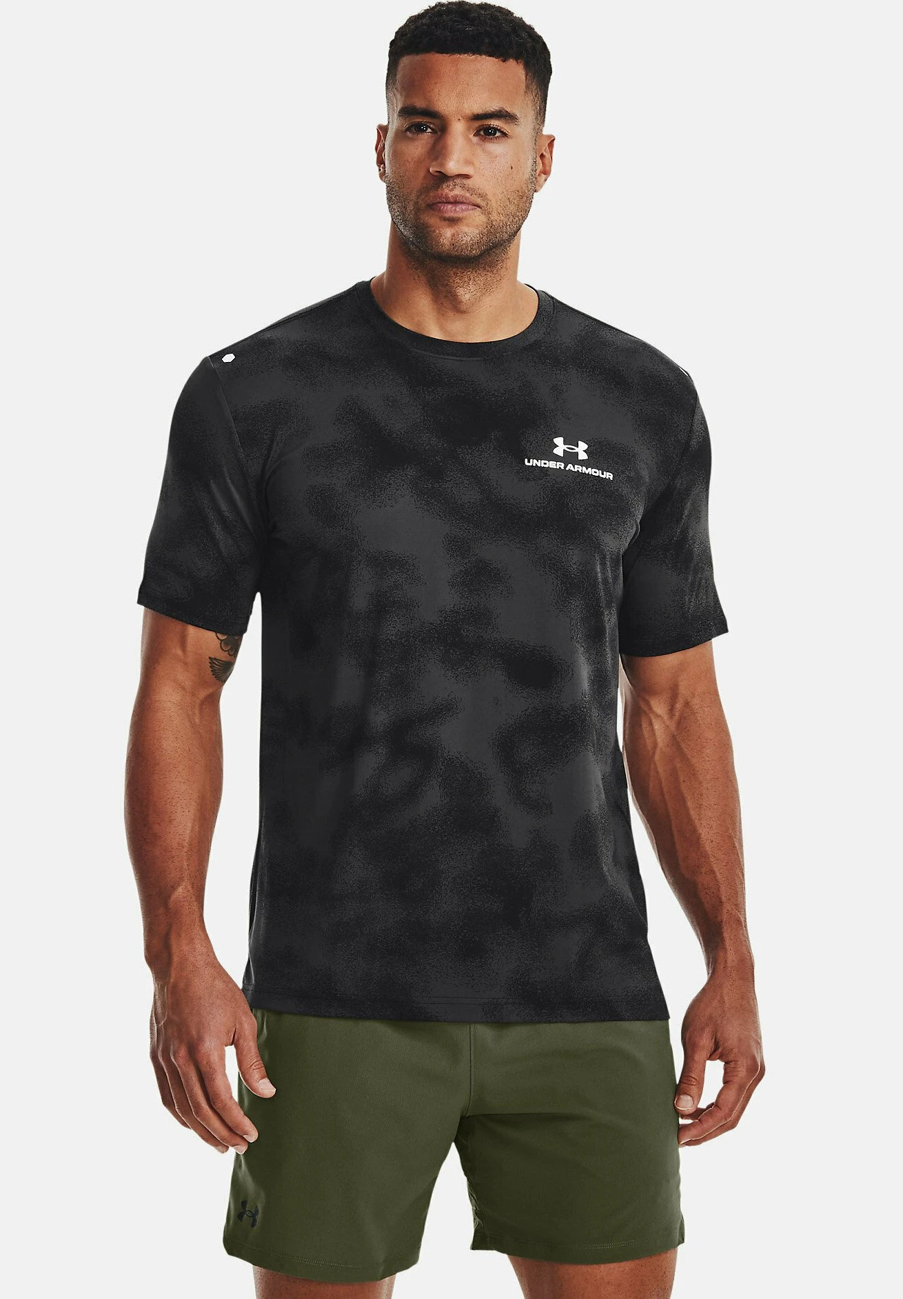 Short Sleeves UA Rush Energy Print SS - Koszulka sportowa - black Under Armour Short Sleeves UA Rush Energy Print SS - Koszulka Sportowa - Black -Under Armour shop 1d466085ce194a539d0c30bb68377f1b