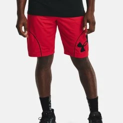 Under Armour PERIMETER - Krótkie Spodenki Sportowe - Red