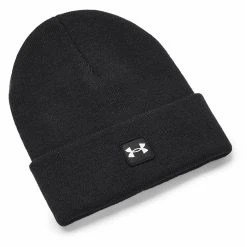 Under Armour HALFTIME CUFF - Czapka - Black