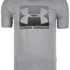 Under Armour BOXED STYLE - T-shirt Z Nadrukiem - Grey 8 Under Armour BOXED STYLE - T-shirt Z Nadrukiem - Grey -Under Armour shop 27091c112eb3494da5f0fbfd203dea21