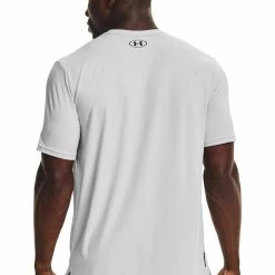 Under Armour UA RUSH ENERGY - T-shirt Z Nadrukiem - Hellgrau -Under Armour shop 279408d876ce4d06ad8fe2c6d62ea4c3