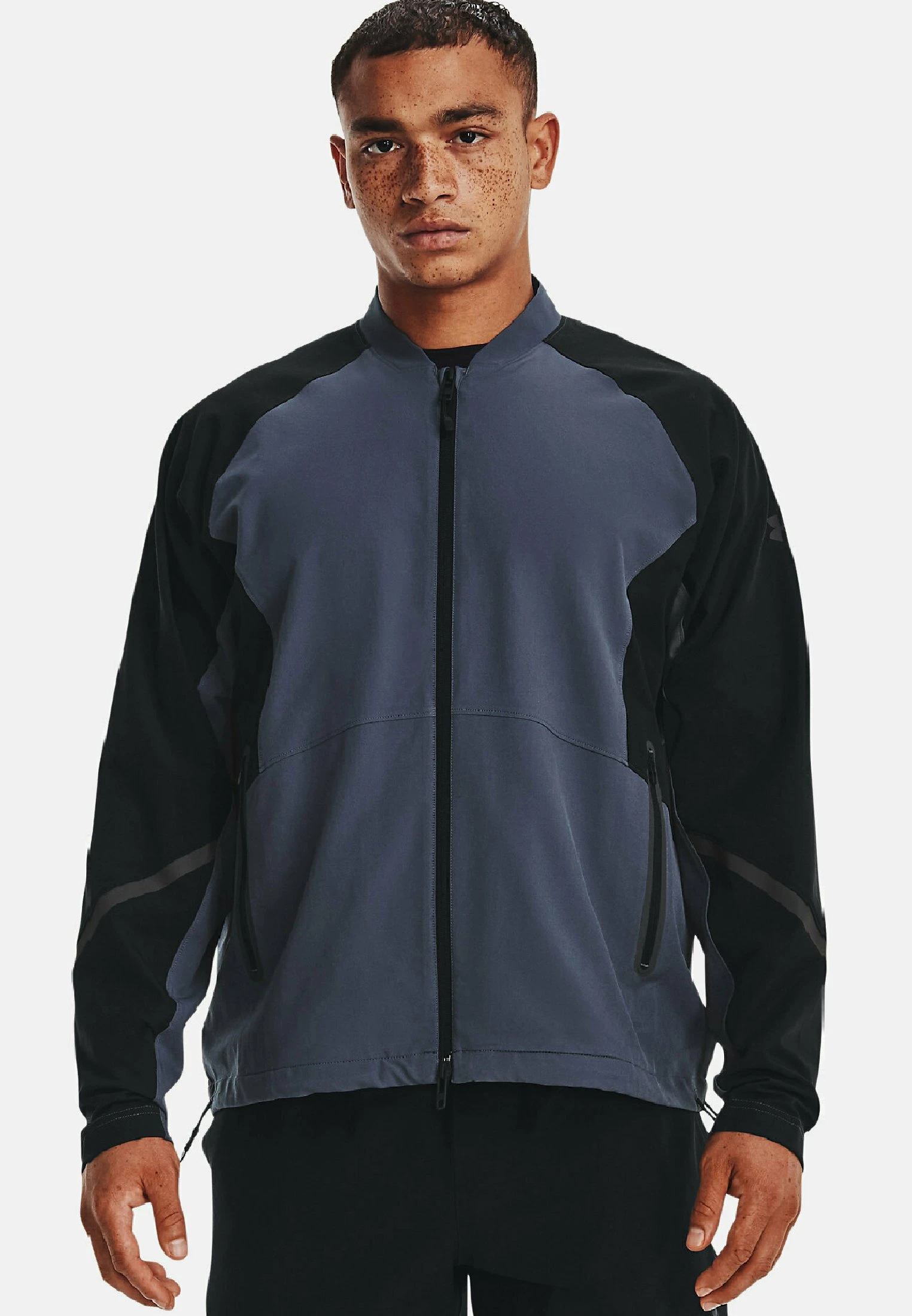 LONG-SLEEVES UNSTOPPABLE - Kurtka sportowa - downpour gray Under Armour LONG-SLEEVES UNSTOPPABLE - Kurtka Sportowa - Downpour Gray -Under Armour shop 27cd931722c84969bf1d717874a9c02d