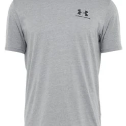 Under Armour SPORTSTYLE LC SS - T-shirt Basic - Steel Light Heather/black 3 Under Armour SPORTSTYLE LC SS - T-shirt Basic - Steel Light Heather/black -Under Armour shop 2c8ced55f24d403a9a9c4f558325f850