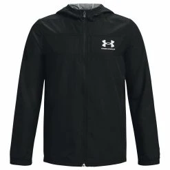Under Armour LONG SLEEVE - Wiatrówka - Black