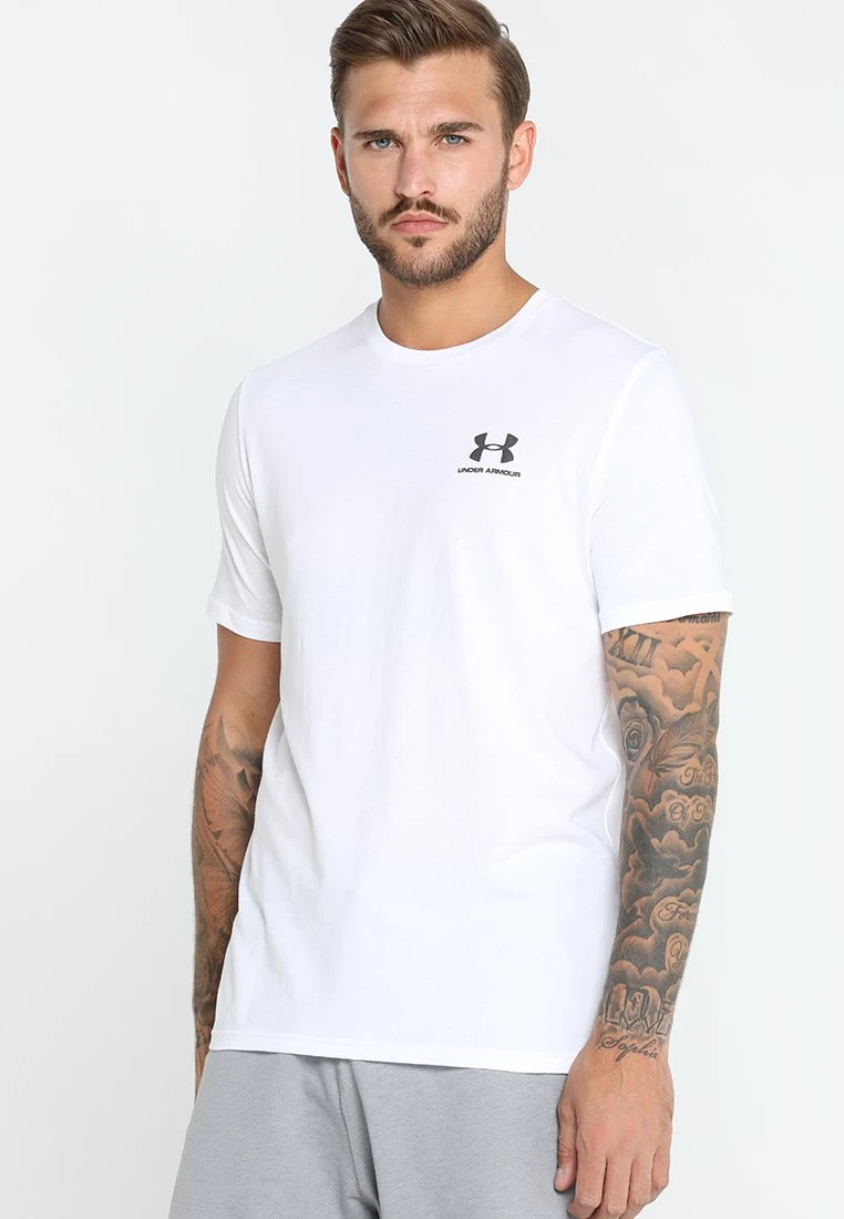 SPORTSTYLE LC SS - T-shirt basic - white/black Under Armour SPORTSTYLE LC SS - T-shirt Basic - White/black -Under Armour shop 2d2a993e80a54443abe2bc2af2512ffc