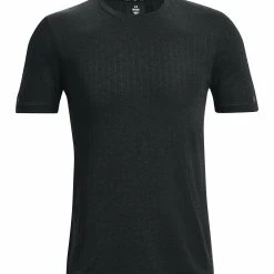 Under Armour SHORT-SLEEVES RUSH SEAMLESS SS - T-shirt Basic - Black 4 Under Armour SHORT-SLEEVES RUSH SEAMLESS SS - T-shirt Basic - Black -Under Armour shop 307f09b2f14b49429de6ba9a7a1aadb3