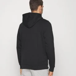 Under Armour UA ESSENTIAL - Bluza Z Kapturem - Black/white -Under Armour shop 30928dd581724800934ed3cce0c7d84c scaled