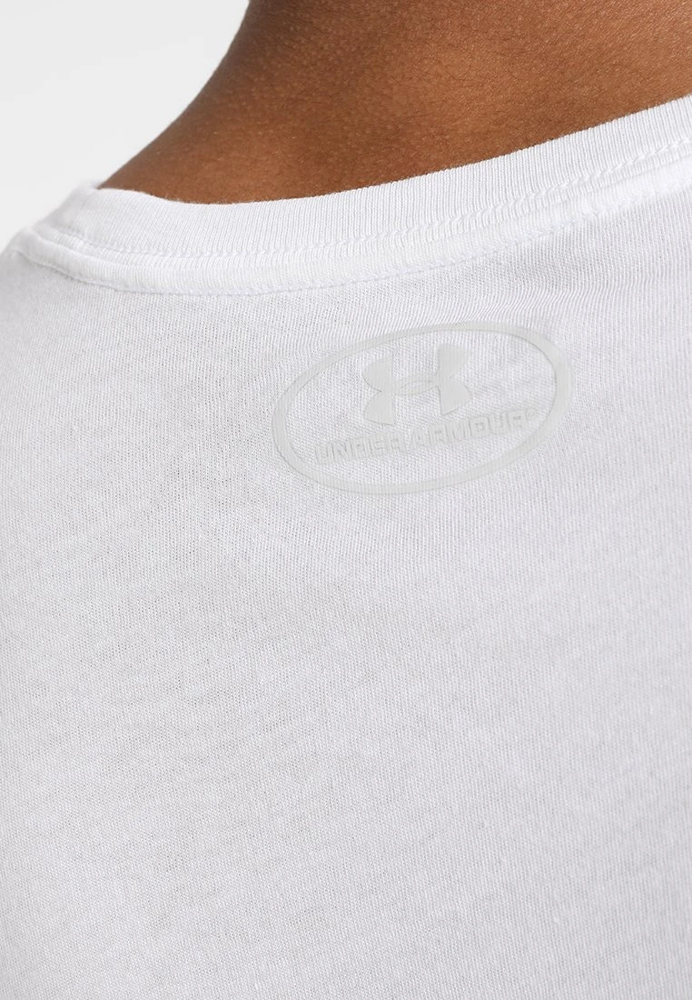 STYLE LOGO - T-shirt z nadrukiem - white/black Under Armour STYLE LOGO - T-shirt Z Nadrukiem - White/black -Under Armour shop 3122363844f240cb98c5025b5623625a