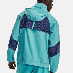 Under Armour WARMUP TOPS UA ACCELERATE - Kurtka Sportowa - Glacier Blue -Under Armour shop 3403dfa1d9094d718e100c1b5bb3e486