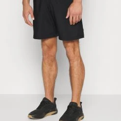 Under Armour GRAPHIC - Krótkie Spodenki Sportowe - Black/white