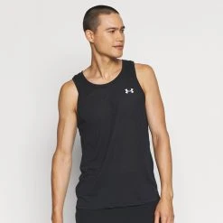 Under Armour STREAKER SINGLET - Top - Black