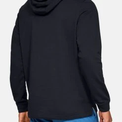 Under Armour SPORTSTYLE TERRY HOODIE - Bluza Z Kapturem - Black -Under Armour shop 369a700a1d8445a5b411d707f0854841
