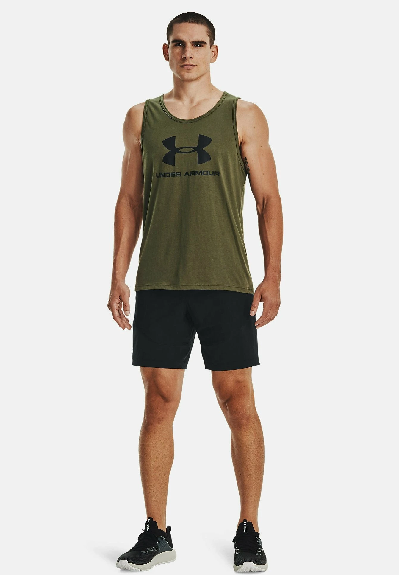 SPORTSTYLE LOGO - Top - green black Under Armour SPORTSTYLE LOGO - Top - Green Black -Under Armour shop 37bff3c9c9d94cdaa7f5ab2d54f90e5c