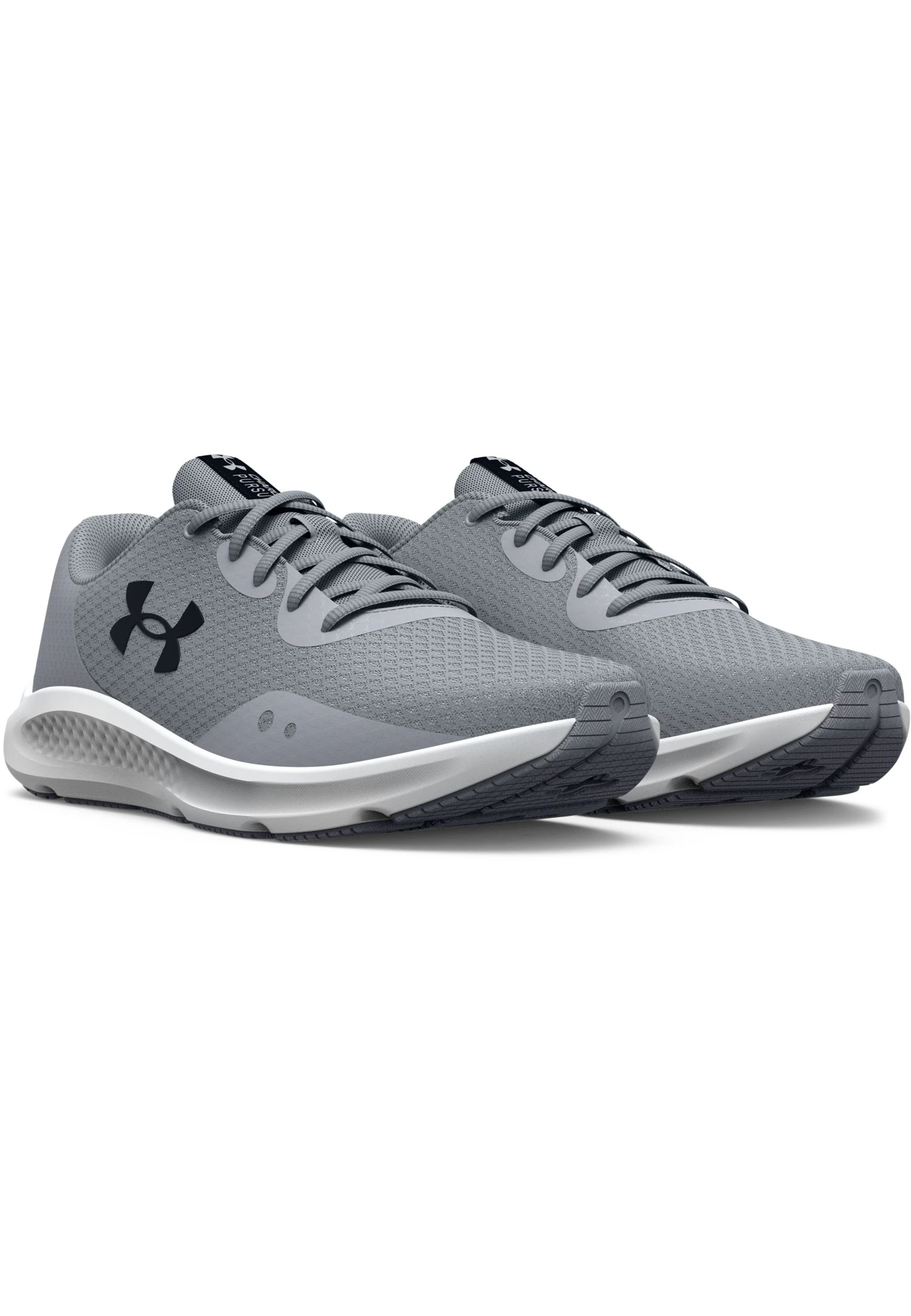 Under Armour CHARGED PURSUIT 3 - Obuwie Do Biegania Treningowe - Mod Gray / Mod Gray / Black 2 Under Armour CHARGED PURSUIT 3 - Obuwie Do Biegania Treningowe - Mod Gray / Mod Gray / Black - obrazek 2