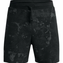 Under Armour JOURNEY TERRY - Krótkie Spodenki Sportowe - Black -Under Armour shop 3cacebe7108a44909c3693f5117fdb4b