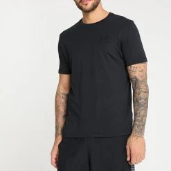 Under Armour SPORTSTYLE LC SS - T-shirt Basic - Black /black
