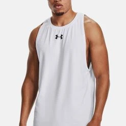 Under Armour BASELINE TANK - Top - White