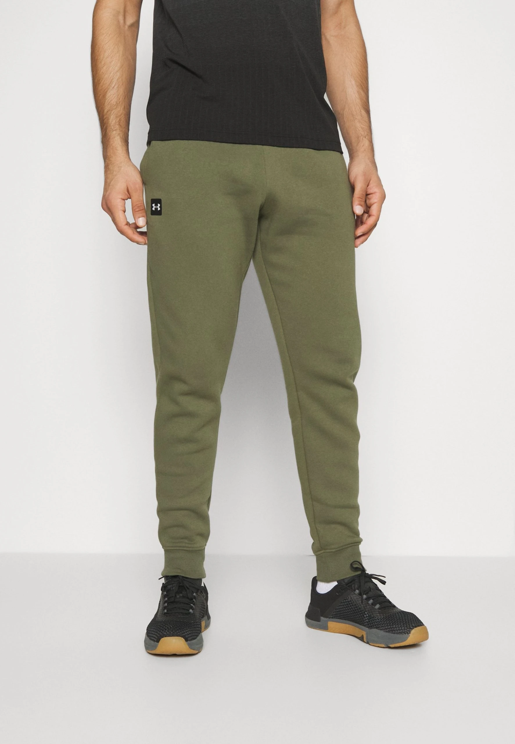 Under Armour RIVAL JOGGERS - Spodnie Treningowe - Marine Od Green/onyx White 1 Under Armour RIVAL JOGGERS - Spodnie Treningowe - Marine Od Green/onyx White