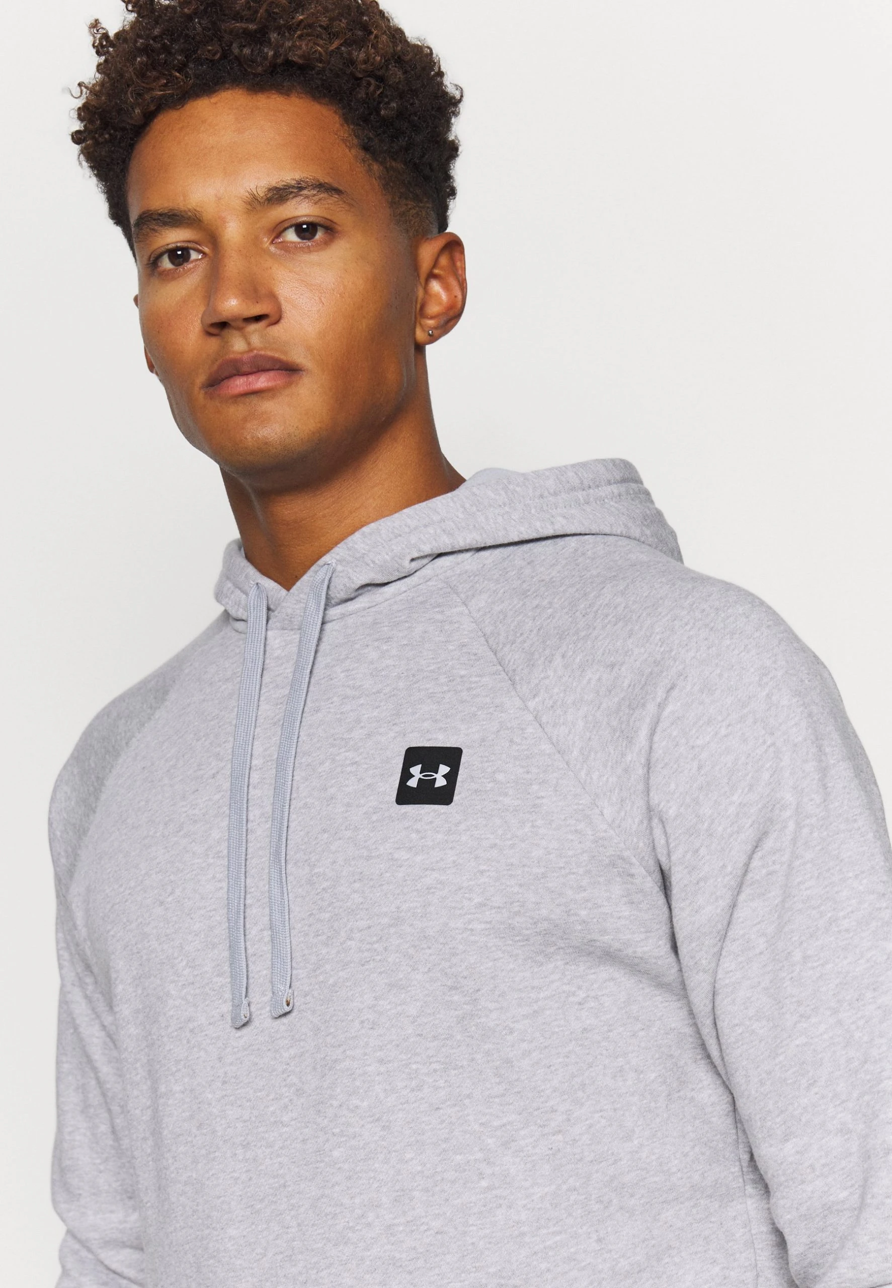 Under Armour RIVAL HOODIE - Bluza Z Kapturem - Mod Gray Light Heather 5 Under Armour RIVAL HOODIE - Bluza Z Kapturem - Mod Gray Light Heather - obrazek 5