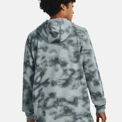 Under Armour UA RIVAL TERRY NOVELTY HD - Bluza Z Kapturem - Harbor Blue -Under Armour shop 429aad044ab64801a7d3ed249295f6a8